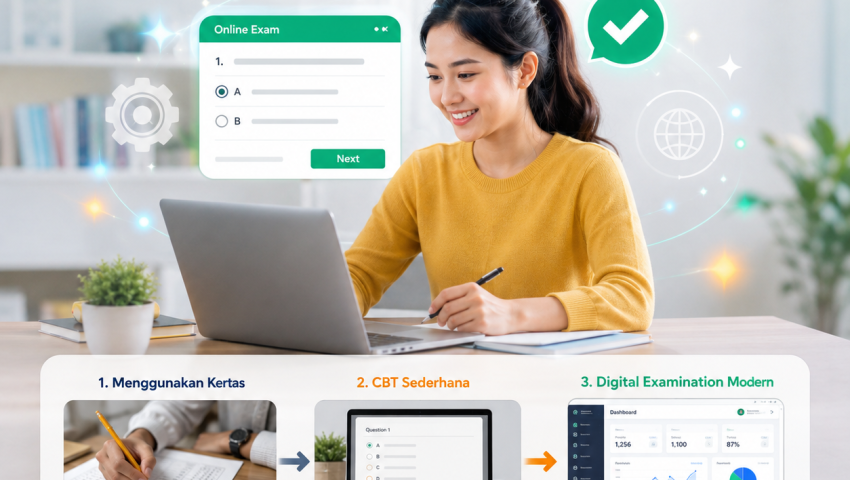Evolusi Ujian Online: Dari CBT Sederhana hingga Digital Examination Modern